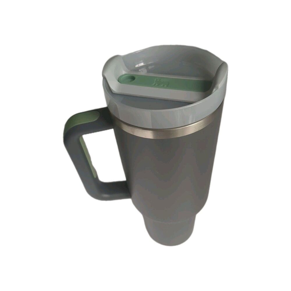 Stanley Adventure Quencher Insulated Travel Mug Tumbler 40oz Charcoal Gray Teal - Picture 5 of 8